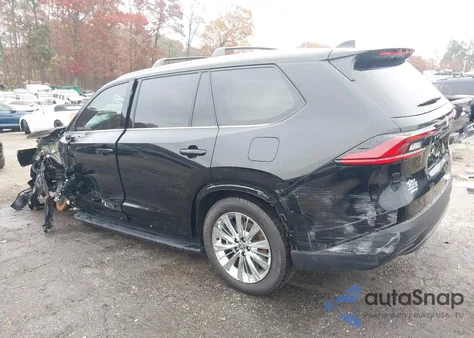 2025 Toyota Grand Highlander Platinum from USA, damaged, VIN 5TDAAAB59SS102736